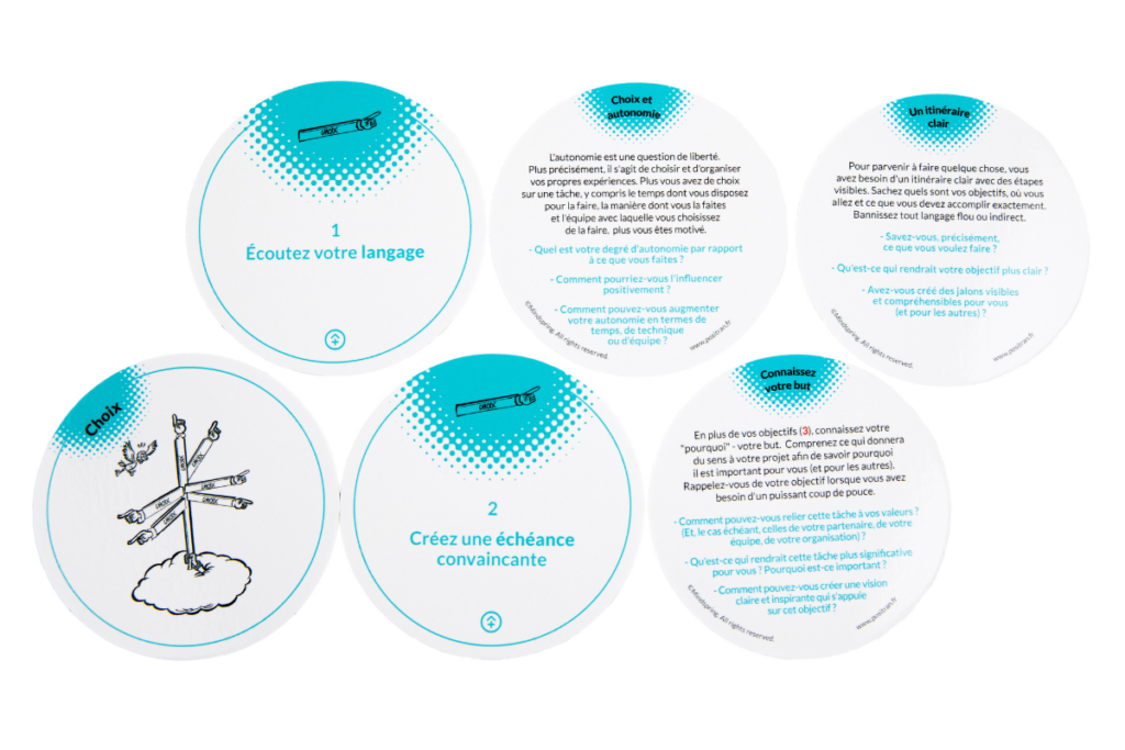 Cartes de motivations jeux 2 FR